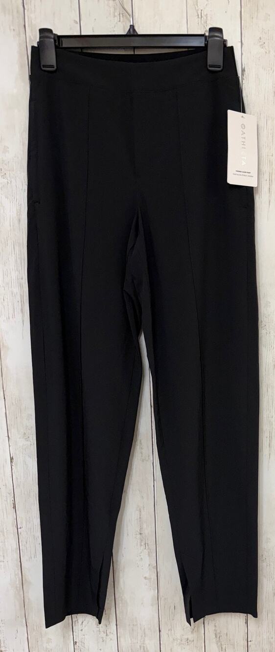 NEW Athleta Womens Vienna Slim Pant Size 0 Black NWT Athletic Stretch Slim Fit